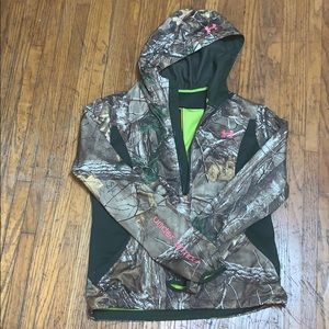 Camo rain jacket